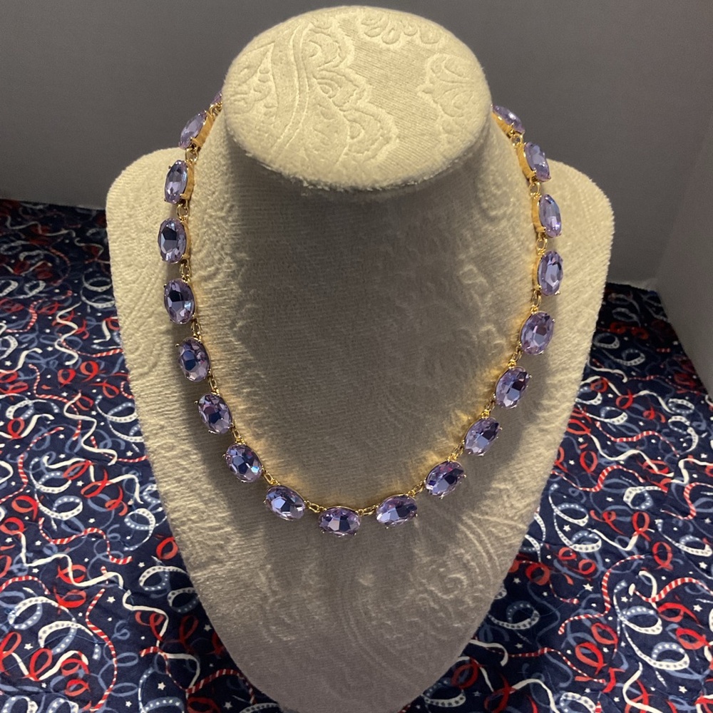 Park Lane Purple and Gold Necklace